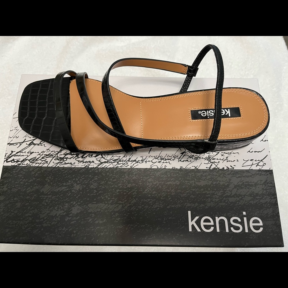 Size 10  Kenzie “Conley” sandals. New in box